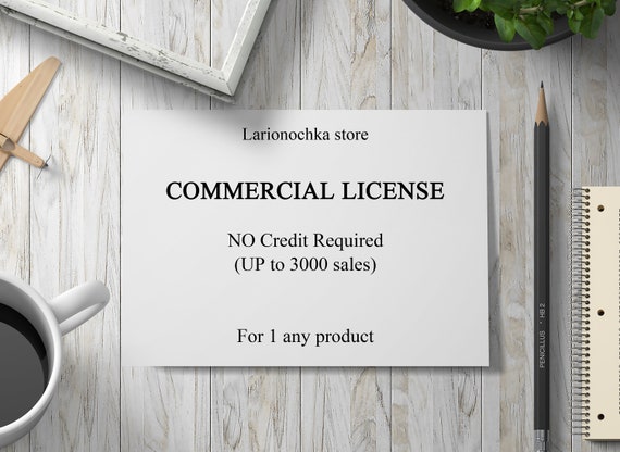 NO Credit required 5 products The Commercial License for small business Digital Download Printable Watercolor Clipart