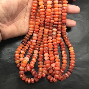 Natural Carnelian Melon Carved Beads AAA Shaded Carnelian Polish Pumpkin 16&quot;Strand Carnelian carving Melon Wholesale Gemstone Jewelry Making