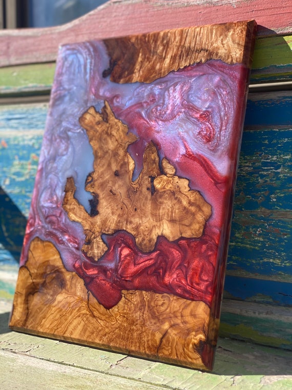 Stunning Epoxy Resin Live Edge Wall Art Etsy