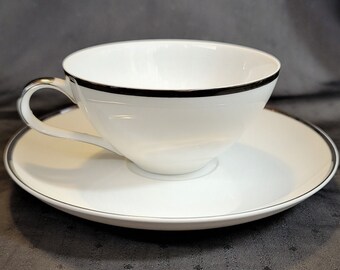 Cup & Saucer Harmony House Vintage Moderne 3545 Fine China Made in Japan 1961