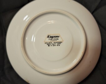 Kaysons Fine China Golden Rhapsody Made in Japan 1961 - Etsy
