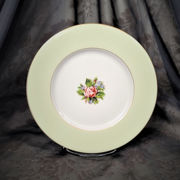 Salad Plate Fine Arts China Romance Rose Vintage 1950's