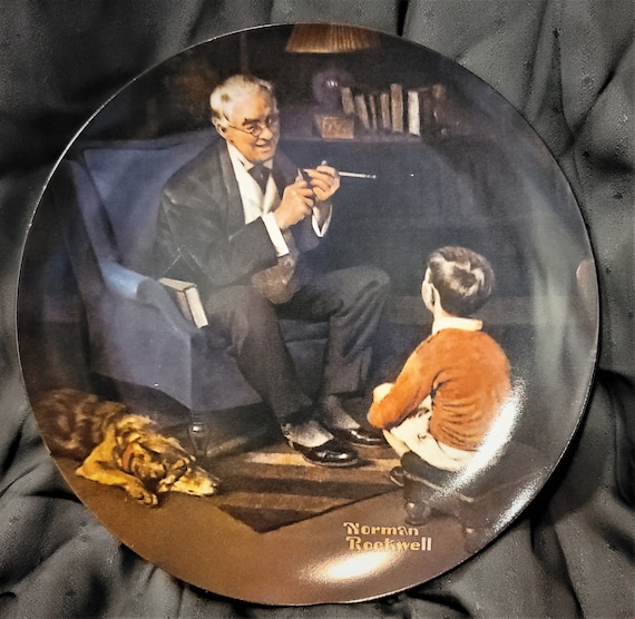 Edwin M Knowles Newell W Virginia Norman Rockwell Vintage the
