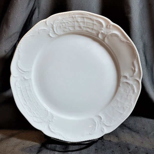 Salad Plate Rosenthal Sanssouci White Made in Germany Vintage 1963