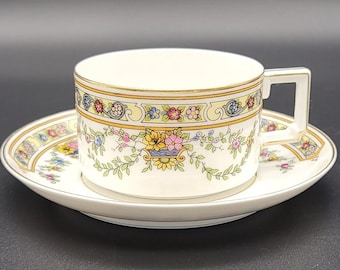 Vintage H&C Selb Bavaria Heinrich Co Cabinet Plate Gold