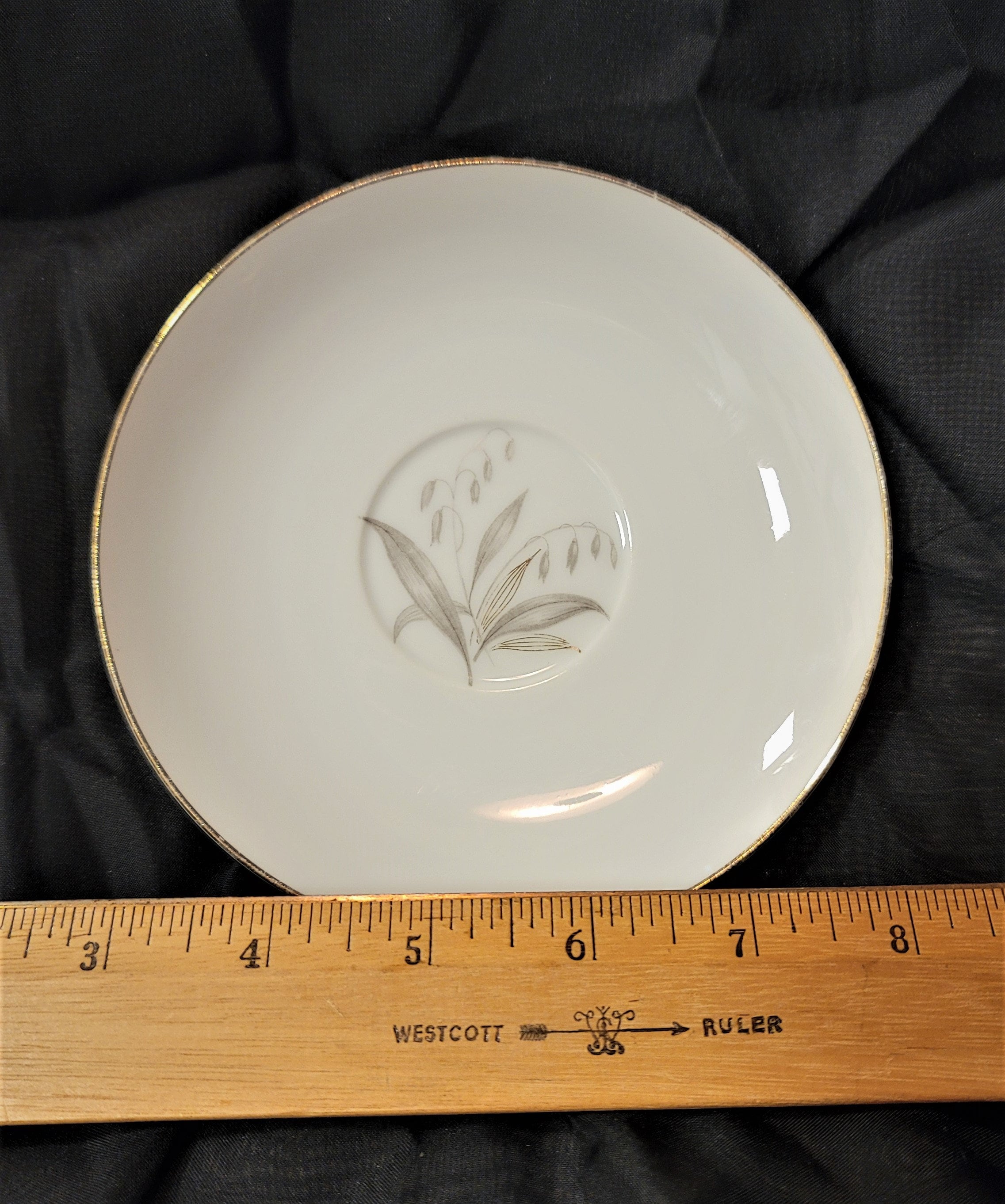 Kaysons GOLDEN RHAPSODY 5.5” Saucer Plates (5) - 1961 Fine