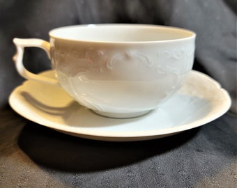 Cup & Saucer Set Rosenthal GOLD BAND Ivory Sanssouci CLASSIC Cup & Saucer Set Rosenthal GOLD BAND Ivory Sanssouci CLASSIC