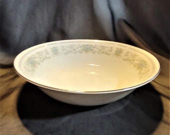 9 Inch Round Serving Bowl Nitto Hanover Platinum 4867 Made in Japan Vintage 1960