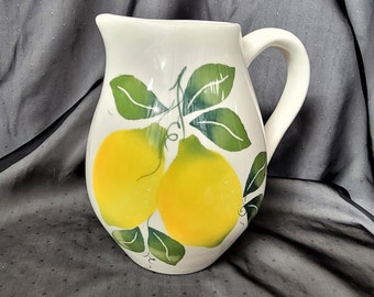 2 Quart Pitcher Farval Made in Portugal Vintage 1980's