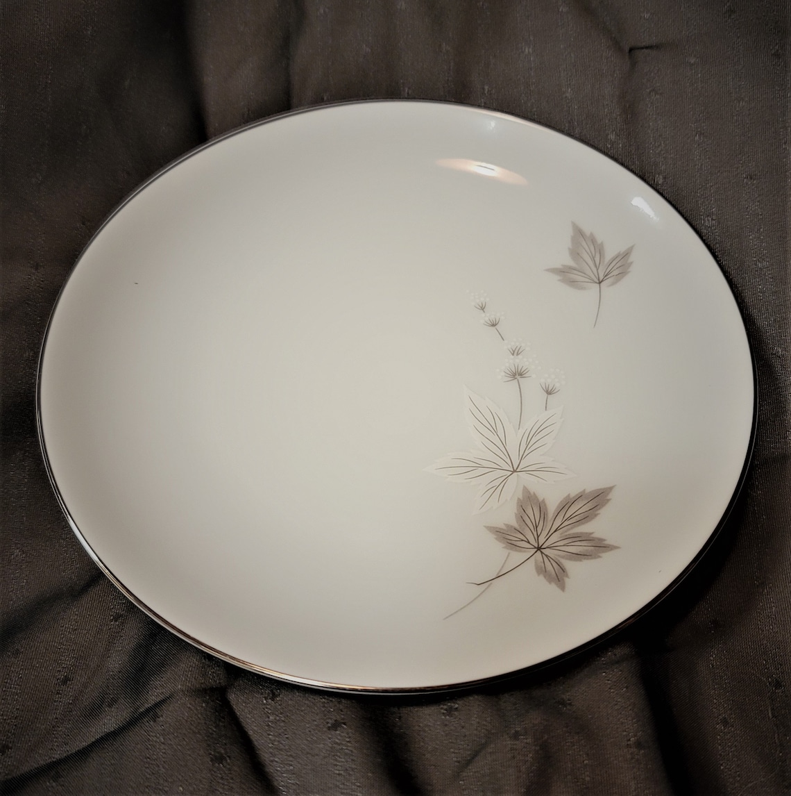 Mikasa Narumi Made in Japan Fine China Silver Maple 5600 Salad Etsy