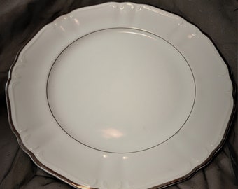 Assiette pain & beurre vintage Harmony House Fine China Made in Japan Silver Sonata années 1960