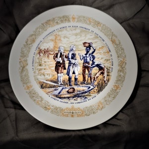 Plates 2-7 D&#39;Arceau-Limoges LaFeyettes Legacy Collection Vintage 1970&#39;s