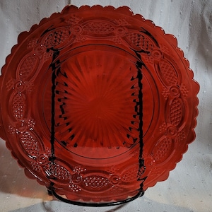 Salad Plate Avon Cape Cod Ruby Vintage 1975 - 1993