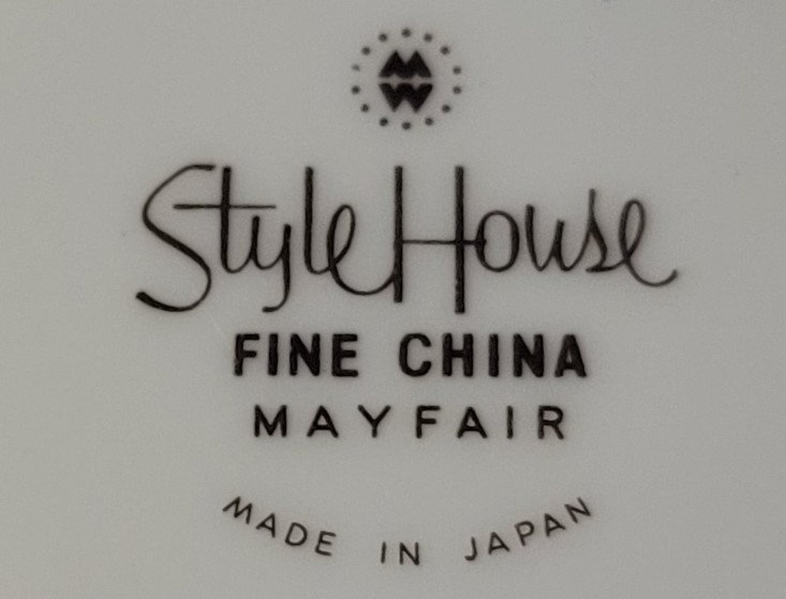 Style House Fine China Mayfair Made in Japan Dinner Plate 10 Etsy