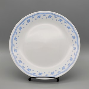 Dinner Plate Corelle Corningware Pyrexware Morning Blue USA 1980s
