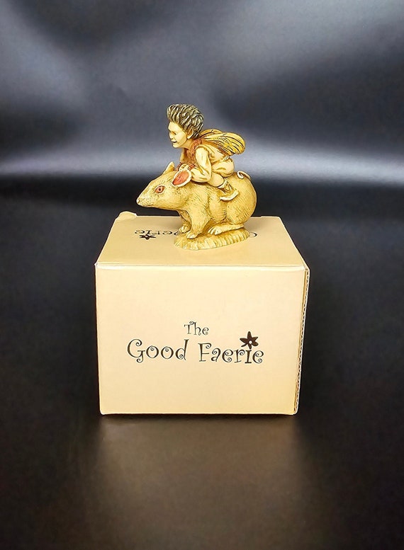 Harmony Kingdom Good Faerie Figurine: Uzeme on Racing Rat