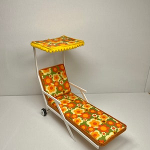 1:6 scale mcm patio lounger