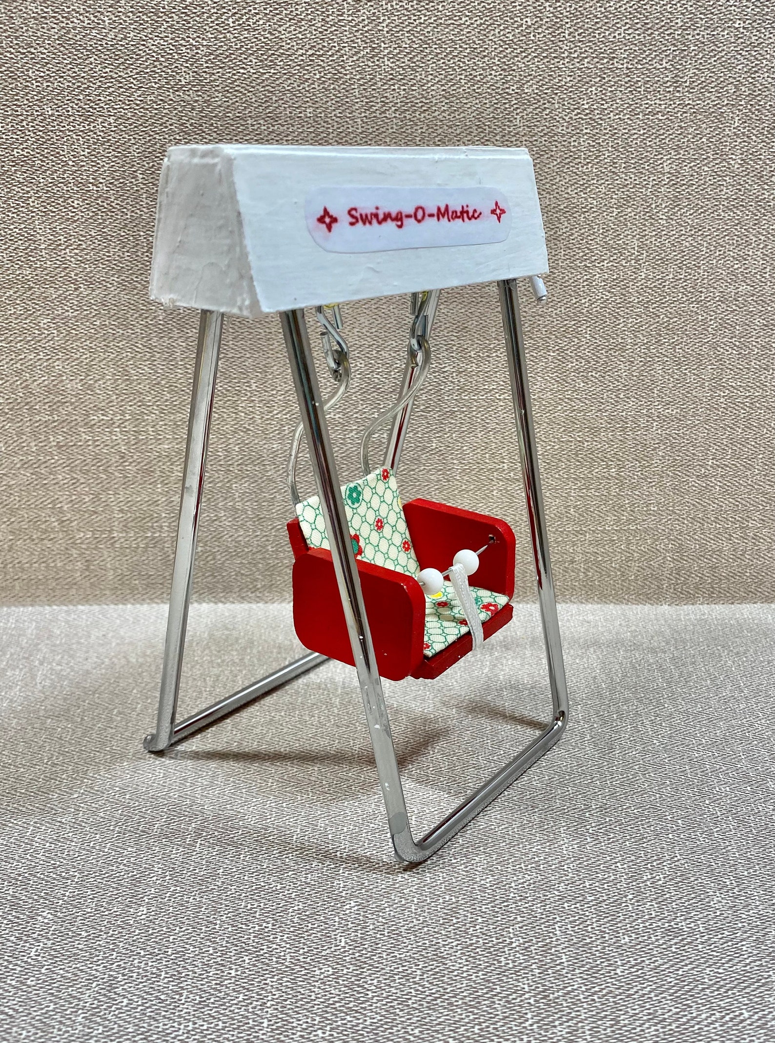 Vintage wind up baby swing 16 Scale Etsy
