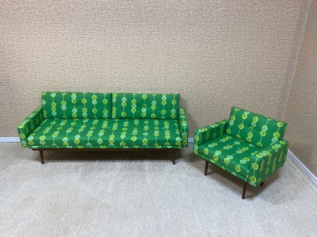 Mid Century Mod Living Room Set 1:6 Scale - Etsy
