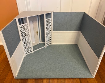 1:6 decorated room box (unfurnished)