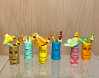 1/6 scale tropical tiki drinks