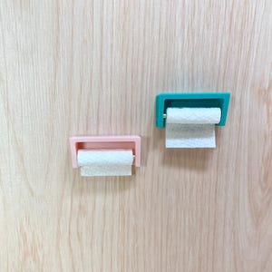 Porta-toalhas de papel estilo vintage em escala 1/6
