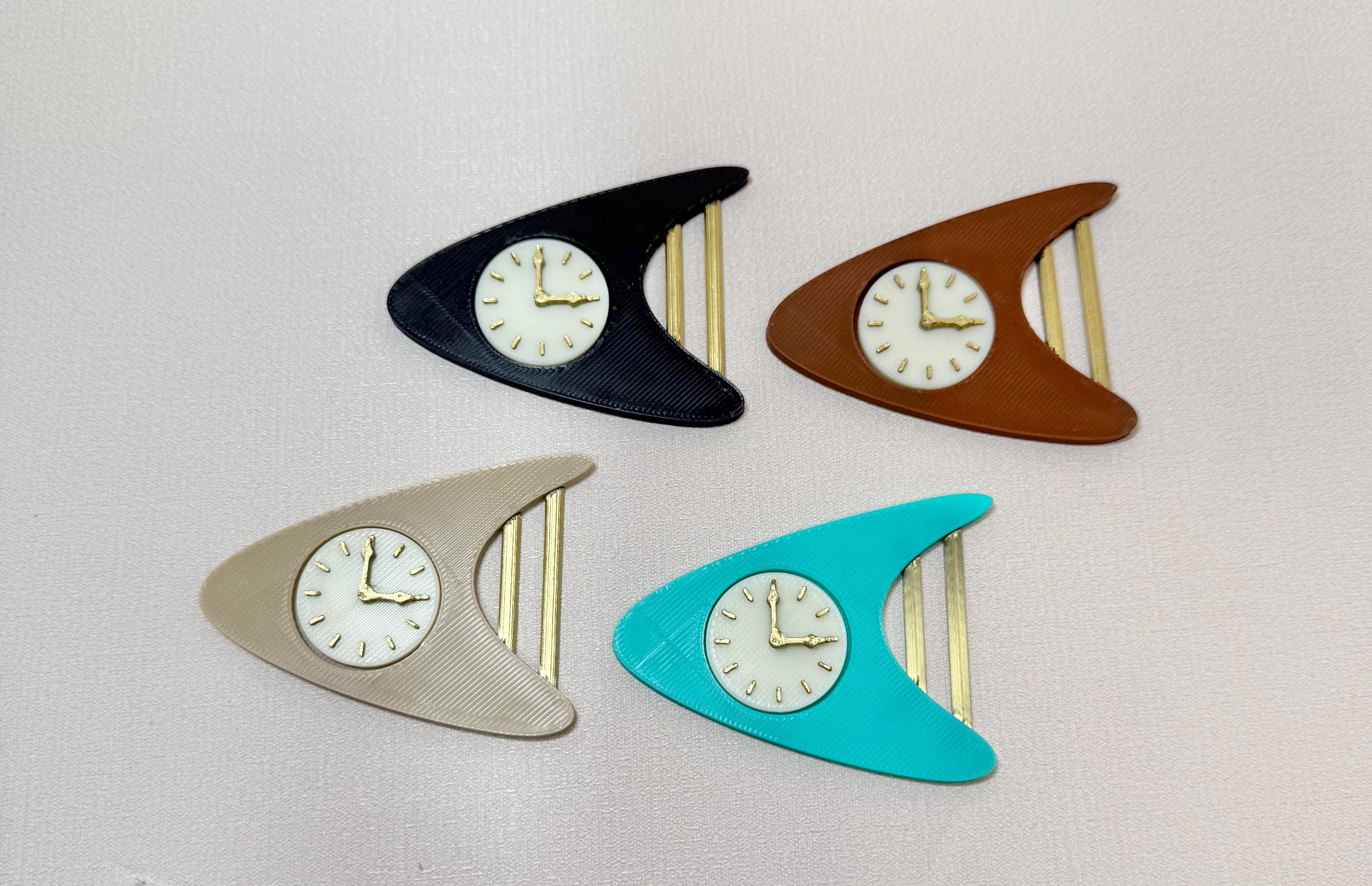 Boomerang Clock Vintage - Etsy