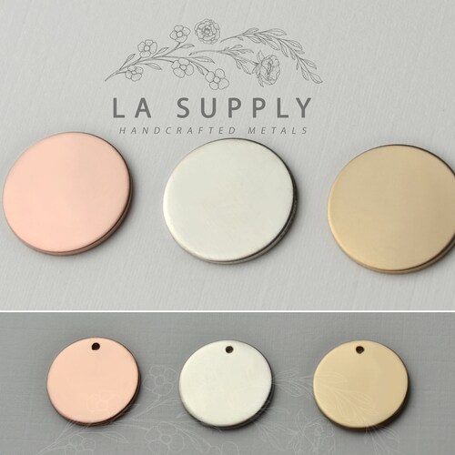 5pcsrectangular Stamping Blank Sterling Silver Gold Filled Etsy