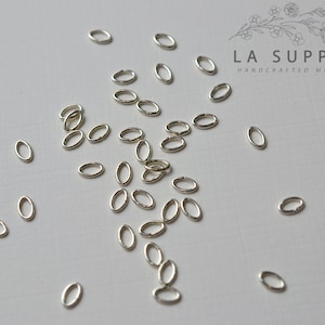 Oval Jump rings, open jump rings, gold filled jump rings, sterling silver jump rings, rose gold filled jump rings, 14k gold, 14k rose gold