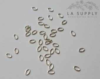 Oval Jump rings, open jump rings, gold filled jump rings, sterling silver jump rings, rose gold filled jump rings, 14k gold, 14k rose gold