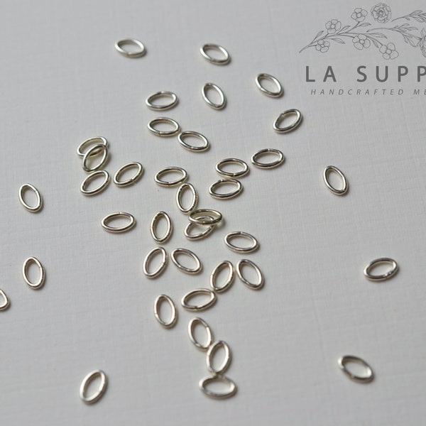 Oval Jump rings, open jump rings, gold filled jump rings, sterling silver jump rings, rose gold filled jump rings, 14k gold, 14k rose gold