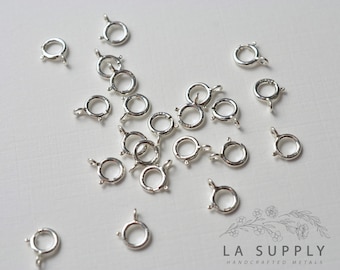 Clasp, spring ring clasp, gold spring clasp, gold clasp, sterling silver clasp, rose gold clasp, gold filled clasp, rose gold filled clasp