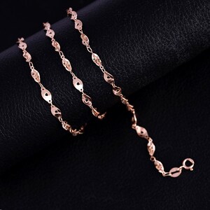 Chain Rose gold in Sterling Silver 45 cm