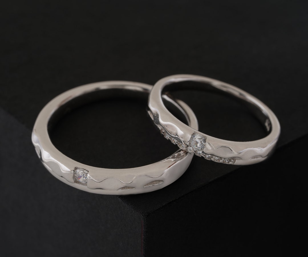 New Collection of Couple Rings 💍 💍 Simple and Elegant Designs that are  timeless Hand Made in 925 Pure Silver . Couple Pair only Rs 15,500 |  Instagram