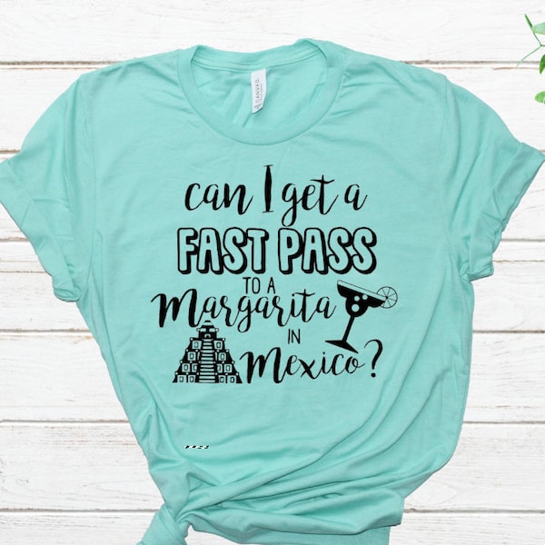 Fastpass to a Margarita. Epcot Food and Wine Shirt. Disney Shirt. DisneyWorld Shirt. Matching Family Shirts. Cute Disney Shirts.