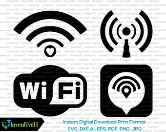 wifi clipart etsy