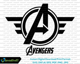 avengers cut file etsy