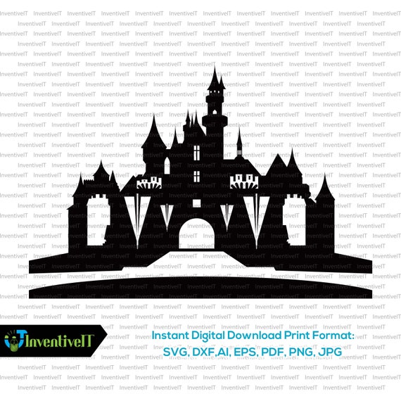 Download Disneyland svg Castle svg Sleeping Beauty Silhouette | Etsy