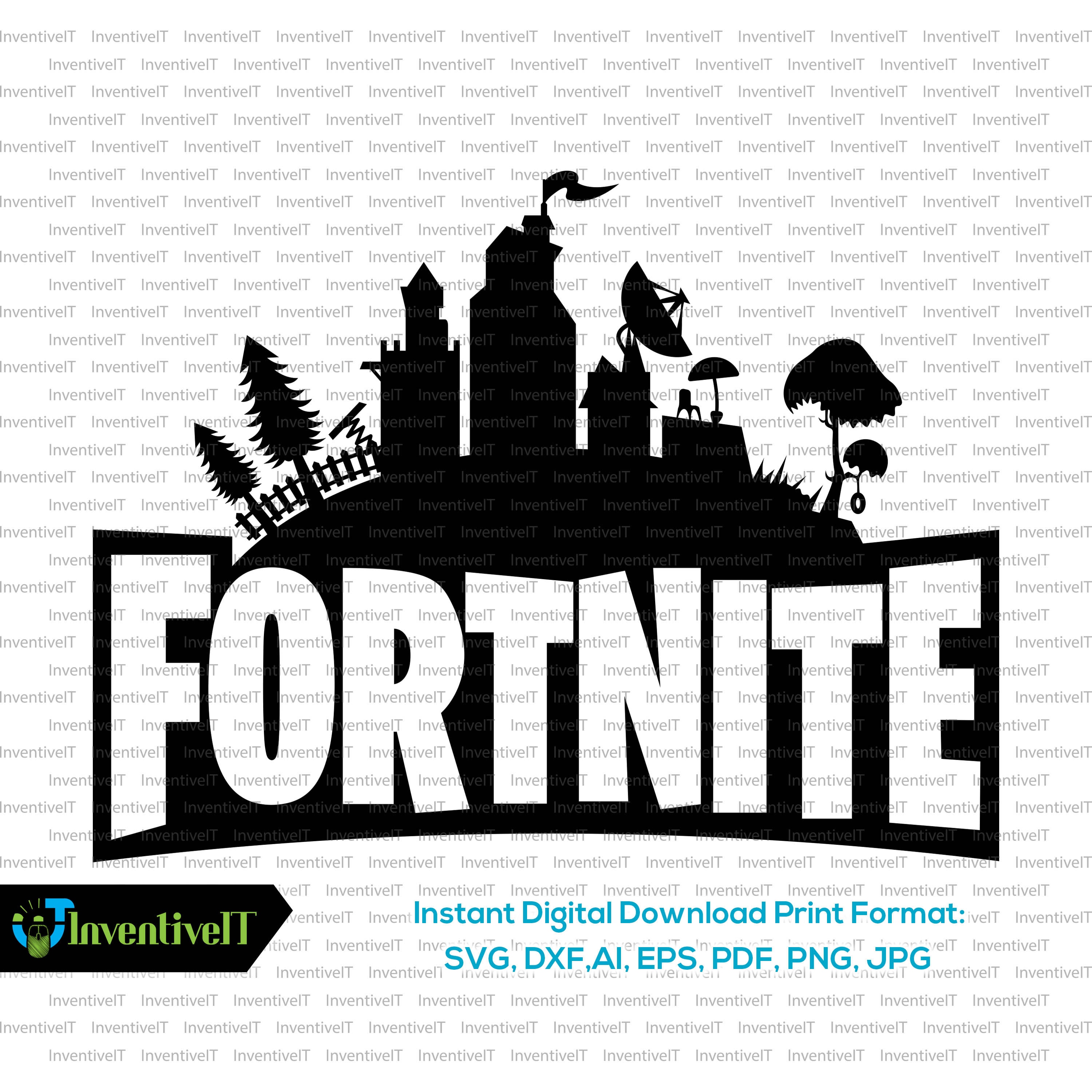 Download Fortnite svg Fortnite Silhouette Fortnite Vector | Etsy