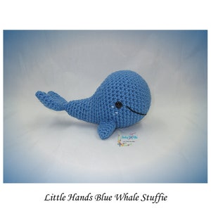 Little Hands Blue Whale Stuffed Animal