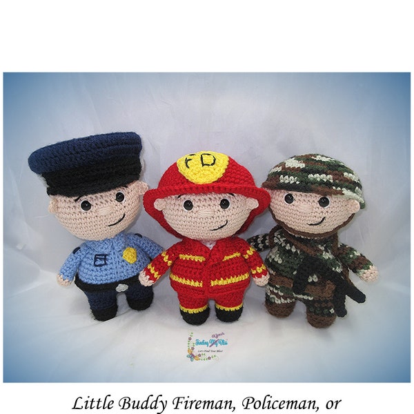 Little Buddy Fireman, Police Officer, or Soldier