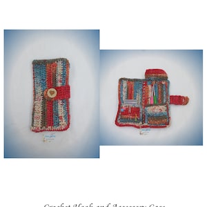 Estuche para agujas de crochet y accesorios