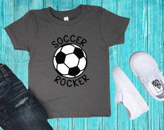 Soccer Rocker Baby Bodysuit, Soccer Baby, Soccer toddler Gear, soccer Shirt, soccer kid Gifts, soccer Mom dad, soccer Graphic, soccer Tee