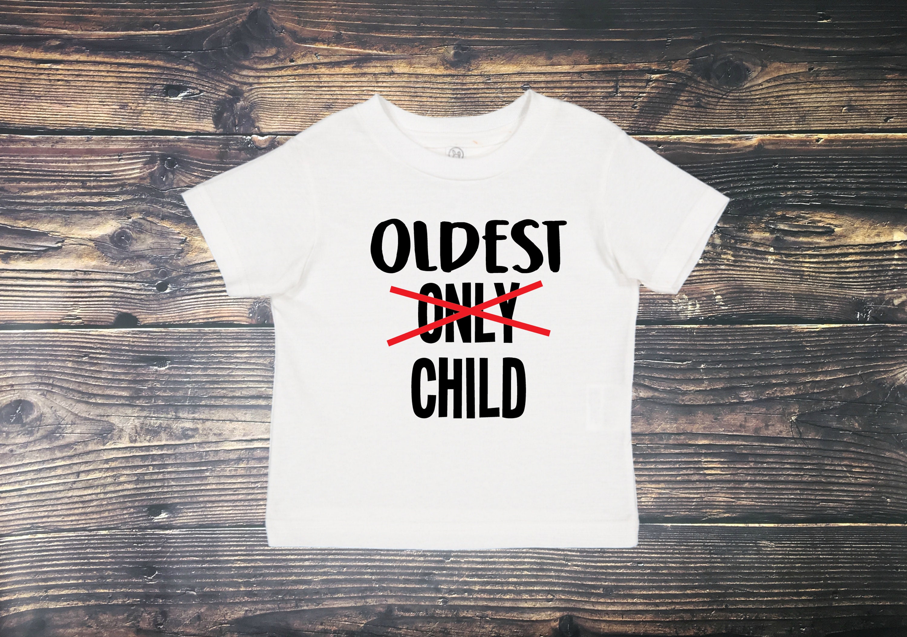 Only to oldest promotion toddler tee, promotion to big brother, new big sister, new baby announcement, sibling shirts, promoted big sister