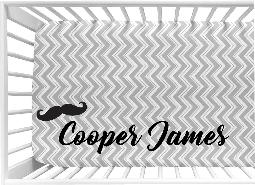 Personalized Baby Name Crib Sheet, Baby Crib Sheet, Custom Crib Sheet, Custom Baby Sheet, Crib