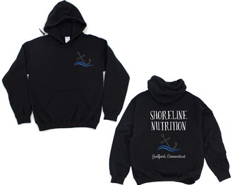 Felpa personalizzata per club nutrizionale, pullover con logo aziendale