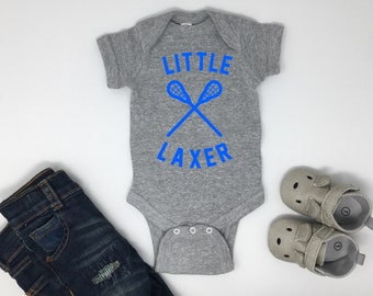 Little Laxer Baby Bodysuit, Lacrosse Baby Gear