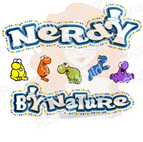 Download Vinyl Cut File Nerdy By Nature Silhouette Design Studio Svg Etsy