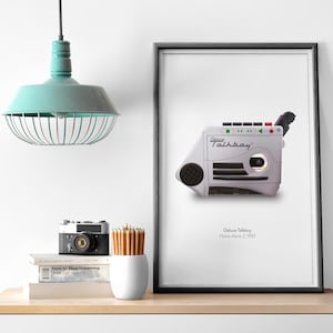 Impresión digital retro de Talkboy / Inspirada en "Mi pobre angelito 2" / Arte mural nostálgico de los 90 / Descarga digital (JPG y PDF)