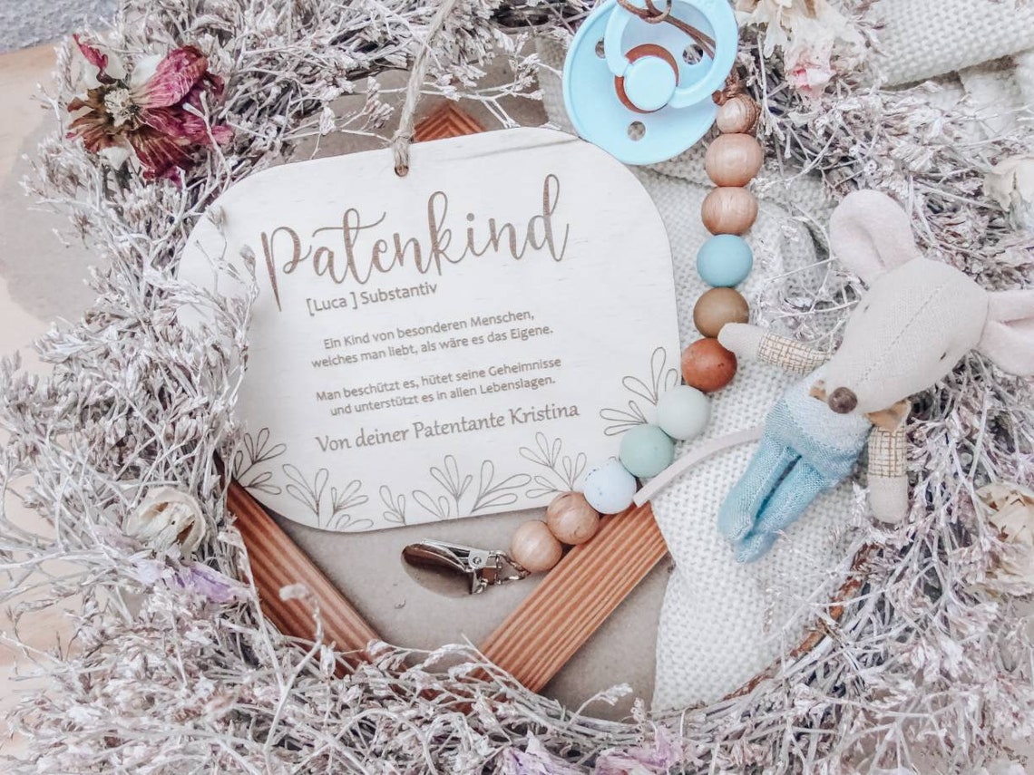 Geschenke zur Taufe für Patenkind Taufgeschenk Etsy